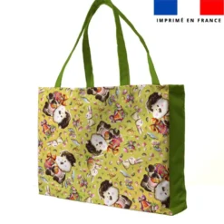 Kit couture sac cabas motif mouton et oeufs de Pâques - Création Stillistic