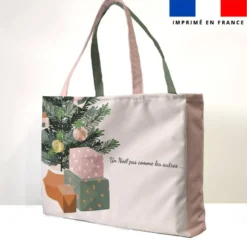 Kit couture sac cabas motif Noël Scandinave