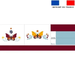 Kit couture sac cabas motif papillon