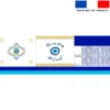 Kit couture sac cabas motif tu me fais de l'oeil bleu