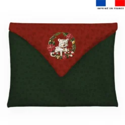 Kit décoration de Noel motif animaux couronne de Noël - Création Stillistic