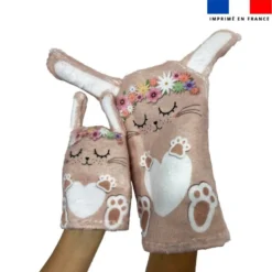 Kit de toilette motif lapine