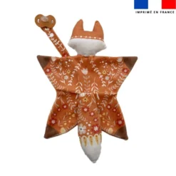Kit doudou à coudre motif folk fox