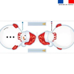 Kit doudou personnalisé - Bonhomme de neige