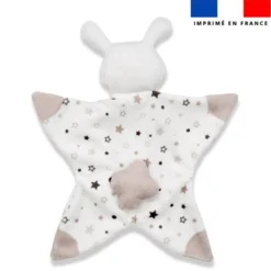 Kit doudou personnalisé - Lapin rêveur
