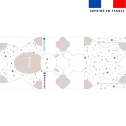 Kit doudou personnalisé - Lapin rêveur