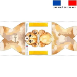 Kit doudou personnalisé - Lionceau aquarelle