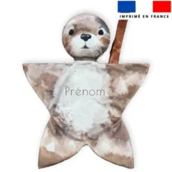 Kit doudou personnalisé - Loutre aquarelle