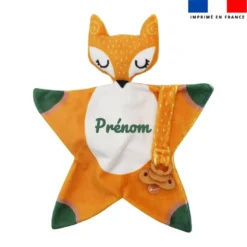 Kit doudou personnalisé - Renard de la forêt
