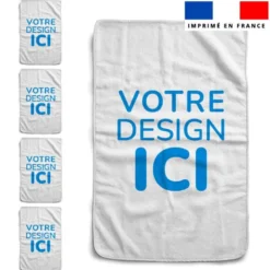 Kit essuie-mains 100% personnalisé
