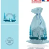 Kit hotte de Noel bleu motif Service postal du Pôle Nord
