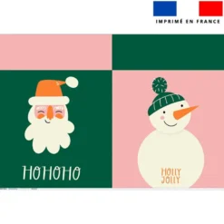 Kit hotte de Noel motif ambiance Noel