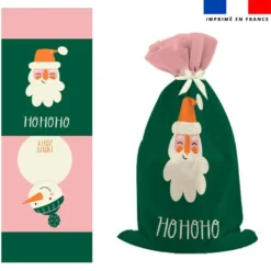 Kit hotte de Noel motif ambiance Noel