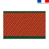 Kit hotte de Noel motif animaux couronne de noel rouge - Création Stillistic
