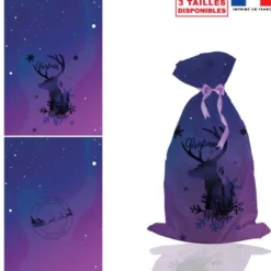 Kit hotte de Noel motif Christmas Magic
