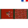Kit hotte de Noel motif souris de noel rouge - Création Stillistic