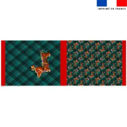 Kit hotte de Noel motif Teckel renne de Noël - Création Stillistic