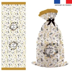 Kit hotte de Noël motif ambiance d'hiver