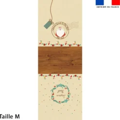 Kit hotte personnalisé Joyeux Noel + Fausse fourrure