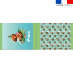 Kit hotte personnalisé motif capybara - Création Stillistic