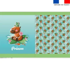Kit hotte personnalisé motif capybara - Création Stillistic