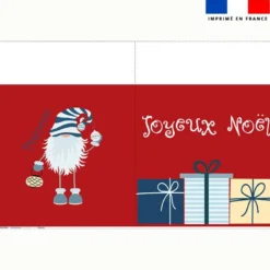 Kit hotte personnalisé motif lutin de Noël