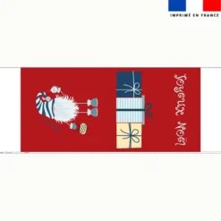 Kit hotte personnalisé motif lutin de Noël