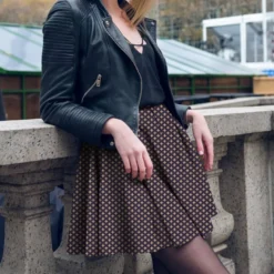 Kit Jupe Courte - Fleur vintage seventies