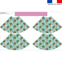 Kit jupe enfant motif capybara - Création Stillistic