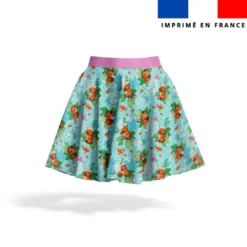 Kit jupe enfant motif capybara - Création Stillistic