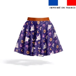 Kit jupe enfant motif chouette magicienne - Création Stillistic