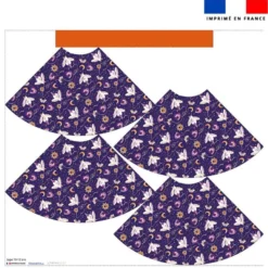 Kit jupe enfant motif chouette magicienne - Création Stillistic