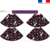 Kit jupe enfant motif fantômes noir - Création Stillistic