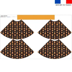 Kit jupe enfant motif Noël pain d'épices - Création Stillistic