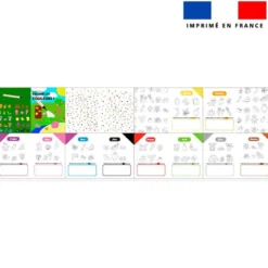 Kit livre à colorier apprendre à dessiner les couleurs