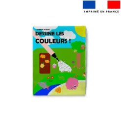 Kit livre à colorier apprendre à dessiner les couleurs
