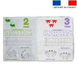 Kit livre à colorier apprendre à écrire les chiffres édition animaux