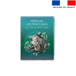 Kit livre à colorier Apprends les émotions avec Tino le singe - Création Stillistic