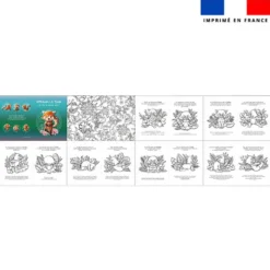 Kit livre à colorier Apprends le yoga avec Vic le Panda roux - Création Stillistic