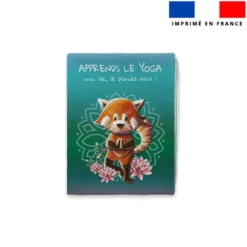 Kit livre à colorier Apprends le yoga avec Vic le Panda roux - Création Stillistic