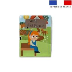 Kit livre à colorier histoire Anna à la ferme