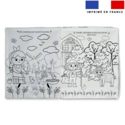 Kit livre à colorier histoire Anna à la ferme