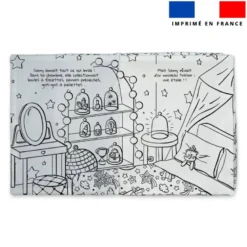 Kit livre à colorier histoire L'arc-en-ciel de Samy - Création Stillistic