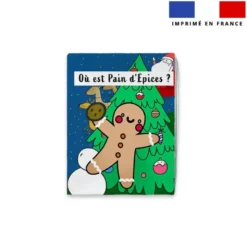 Kit livre à colorier histoire Noel Pain d'épice