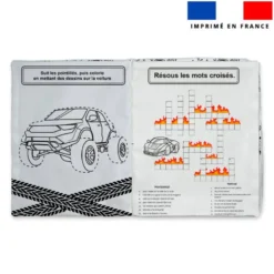 Kit livre à colorier jeux thème voiture