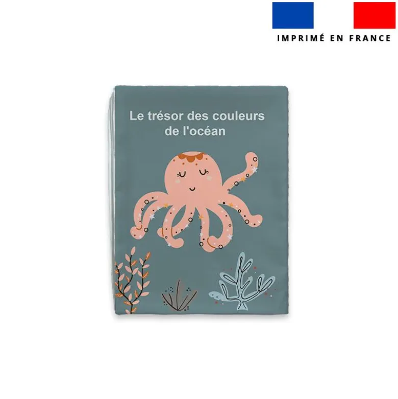 Kit livre à colorier le trésor des couleurs de l'océan