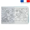 Kit livre à colorier motif princesse
