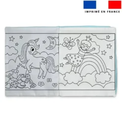 Kit livre à colorier motif princesse