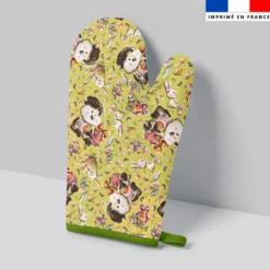 Kit manique réversible imprimémouton et oeufs de Pâques - Création Stillistic