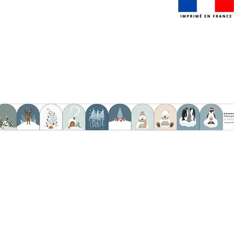 Kit mini-gants nettoyants motif animaux de la banquise